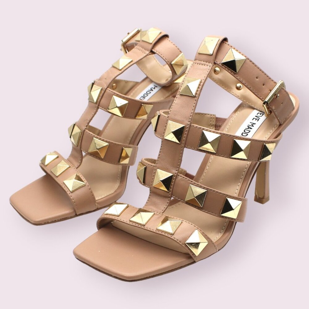 Steve Madden Womens Capri Leather Strappy Heels - Picture 5 of 8